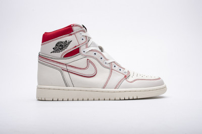 Jordan 1 Retro High Phantom Gym Red            555088-160