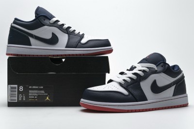 Jordan 1 Low Obsidian Ember Glow      553558-481