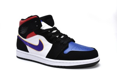 Jordan 1 Mid Lakers Top 3   852542-005