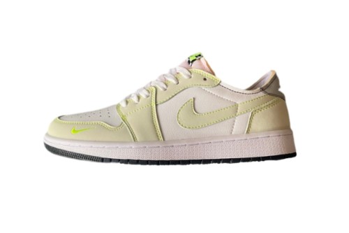 Jordan 1 Retro Low White Ghost Green Black         DM7837-103