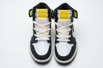 Jordan 1 Retro High White Black Volt University Gold       555088-118