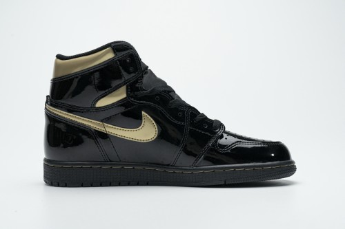 Jordan 1 Retro High Black Metallic Gold (2020)        555088-032