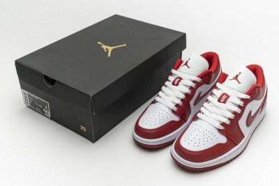 Jordan 1 Low Gym Red White         553558-611