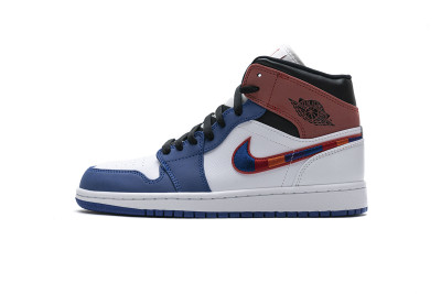 Jordan 1 Mid Multi-Color Swoosh       852542-146