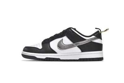 Nike Dunk Low Black White Metallic (GS)       DH9764-001