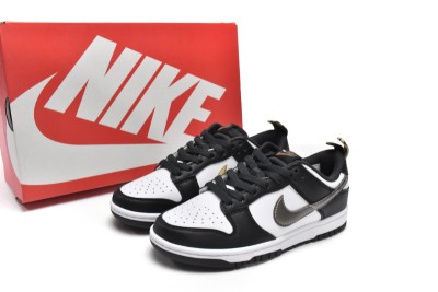 Nike Dunk Low Black White Metallic (GS)       DH9764-001