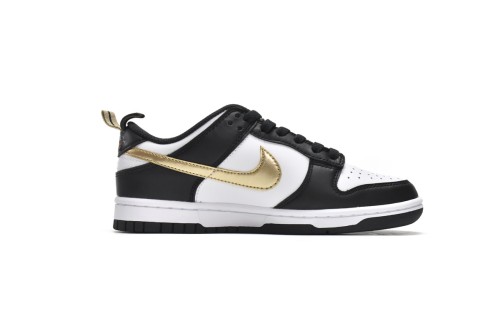 Nike Dunk Low Black White Metallic (GS)       DH9764-001