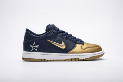 Nike SB Dunk Low Supreme Jewel Swoosh Gold           CK3480-700