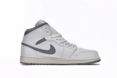 Air Jordan 1 Mid Neutral Grey          554724-135