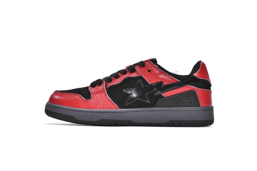 A Bathing Ape Bape SK8 Sta Red Black            001FWH801003_RED_A