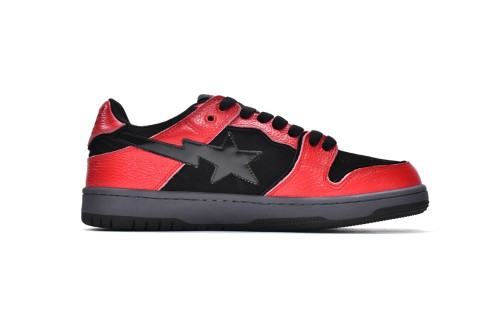 A Bathing Ape Bape SK8 Sta Red Black            001FWH801003_RED_A