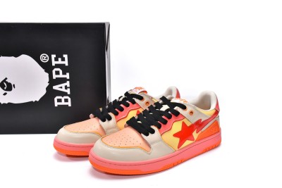 A Bathing Ape Bape SK8 Sta Orange         1I30-191-003