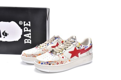 A Bathing Ape Bape Sta Paint Beige      001FW12010091