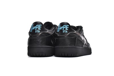 A Bathing Ape Bape SK8 Sta Black Silver                  001FWH801012_BLK_A