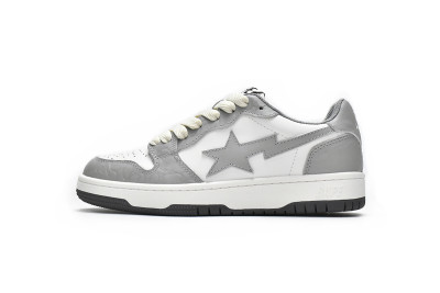 A Bathing Ape Court Sta Light Grey Cream           001FWG701033X