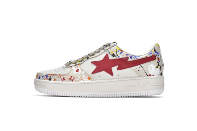 A Bathing Ape Bape Sta Paint Beige      001FW12010091