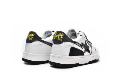 A Bathing Ape Bape SK8 Sta White Silver          001FWH801020_WHT_A