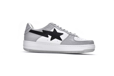 A Bathing Ape Bape Sta Low Grey Black            001FWH701002_WHT_A