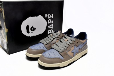 A Bathing Ape Bape SK8 Sta Vintage Beige Indigo            1I20191020-NVY