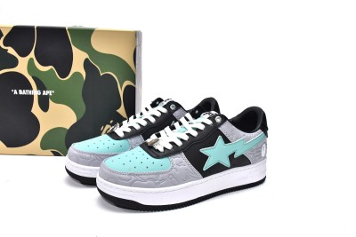 A Bathing Ape Bape Sta Low Grey Green      001FWH701002_GRN_A