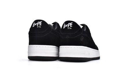 A Bathing Ape Bape Sta Black Suede           1H70-191-004