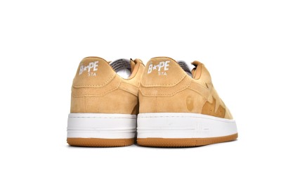 A Bathing Ape Bape Sta Beige Suede              1H70-191-004