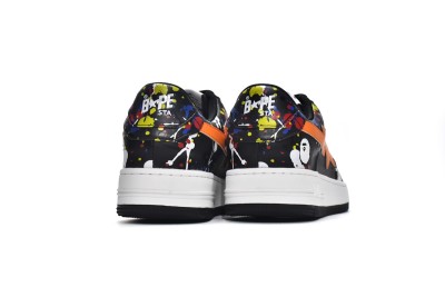 A Bathing Ape Bape Sta Paint Black    0ZXSHM191009I-BKZ