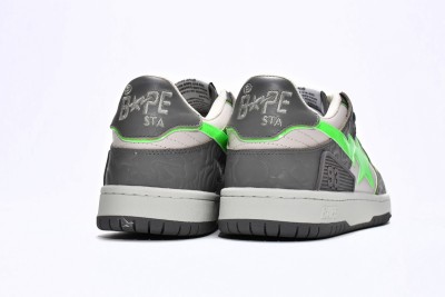 A Bathing Ape Bape SK8 Sta Grey Green         001FWH801018_GRA_A