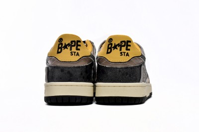 A Bathing Ape Bape SK8 Sta Vintage Black Yellow             1I20-191-022