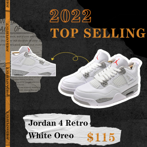 Jordan 4 Retro White Oreo (2021)      CT8527-100