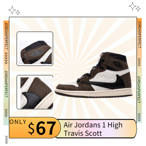 Air Jordans 1 High Travis Scott    CD4487-100