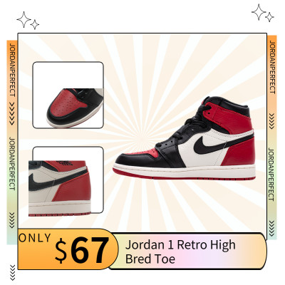 Jordan 1 Retro High Bred Toe          555088-610