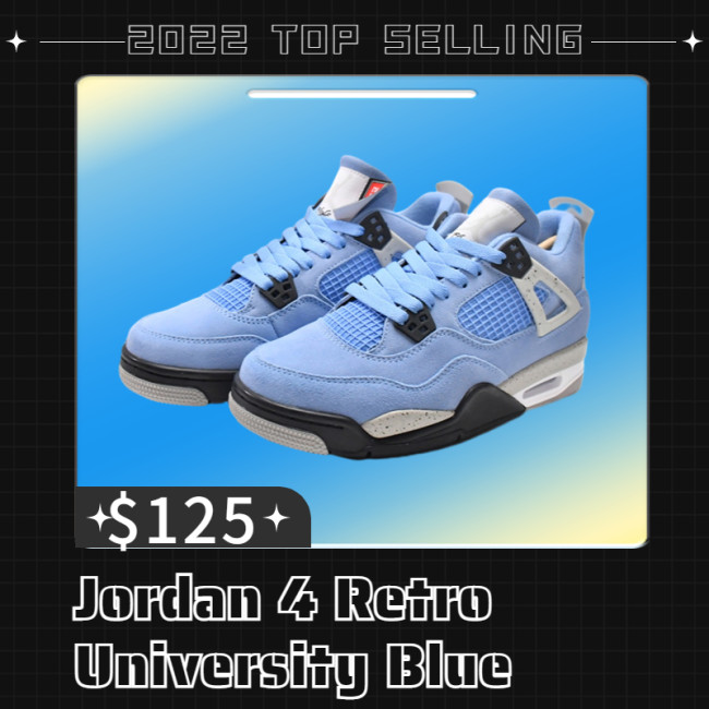 Jordan 4 Retro University Blue    CT8527-400