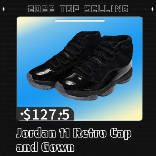 Jordan 11 Retro Cap and Gown     378037-005