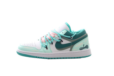 Jordan 1 Low New Emerald (Women's)    DC0774-132