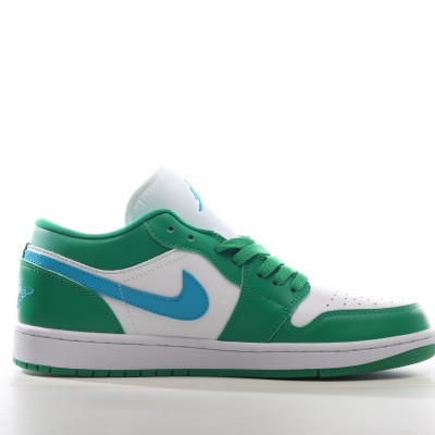 Jordan 1 Low Lucky Green Aquatone (Women's)        DC0774-304