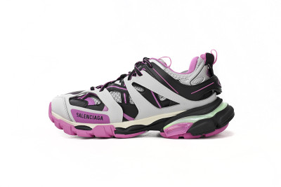 Bale*ci*ga Track LED Grey Pink Black (Women's)         555032W3AD31252
