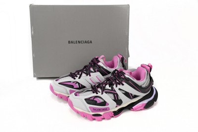 Bale*ci*ga Track LED Grey Pink Black (Women's)         555032W3AD31252