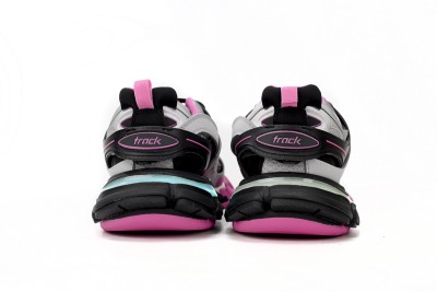 Bale*ci*ga Track LED Grey Pink Black (Women's)         555032W3AD31252