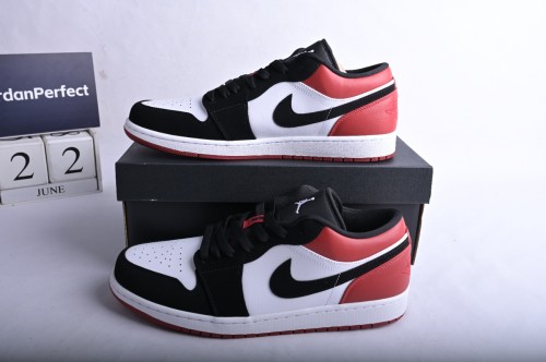 Jordan 1 Low Black Toe      553558-116