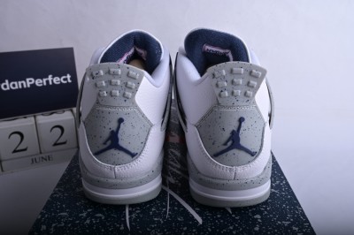 Jordan 4 Retro White Midnight Navy      DH6927-140