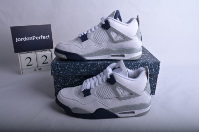 Jordan 4 Retro White Midnight Navy      DH6927-140