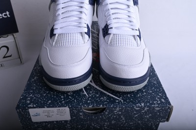 Jordan 4 Retro White Midnight Navy      DH6927-140