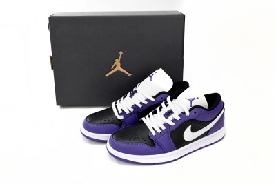 Jordan 1 Low Court Purple Black      553558-501