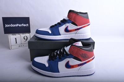 Jordan 1 Mid Multi-Color Swoosh       852542-146