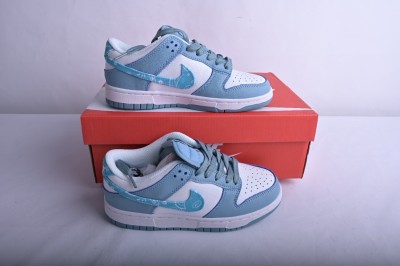 Nike Dunk Low Essential Paisley Pack Worn Blue (Women's)        DH4401-101