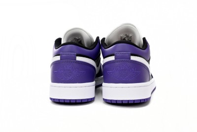 Jordan 1 Low Court Purple Black      553558-501