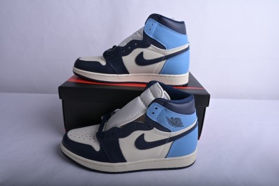 Jordan 1 Retro High Obsidian UNC        555088-140