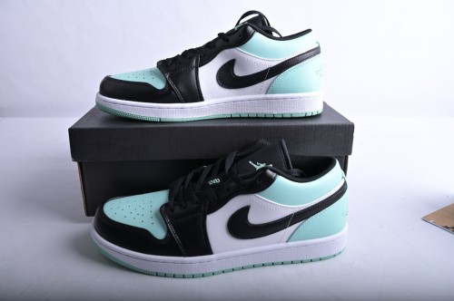 Jordan 1 Low Emerald Toe     553558-117