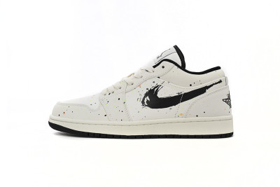 Jordan 1 Low SE Paint Splatter (GS)   DH3295-100